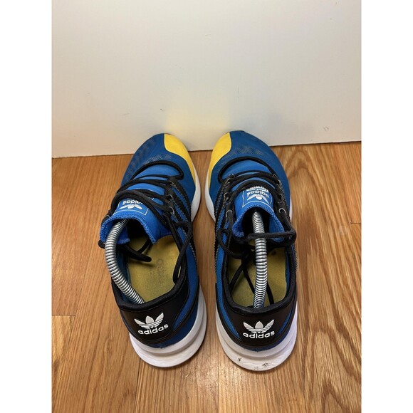 Adidas Originals Shoes Mens Size 10.5 Blue Yellow Running Sneakers AQ8322 main image 4